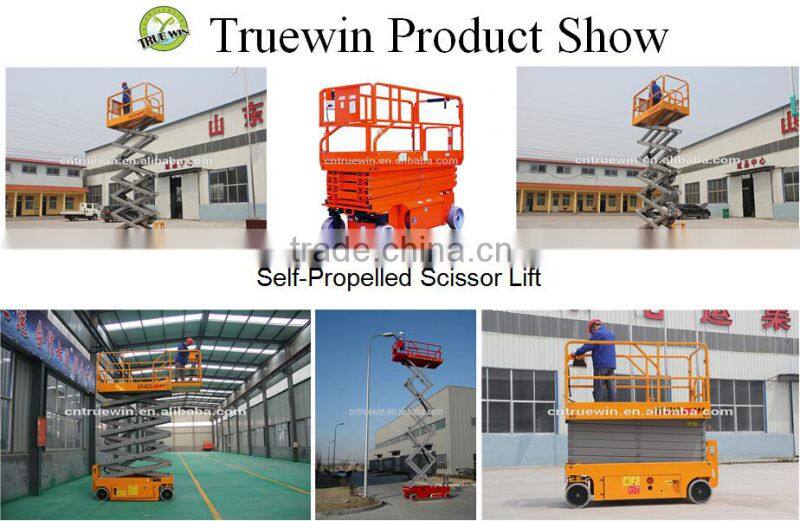 Golden Supplier 10 m wheel based aerial man working use elevate platform / self propelled scissor lift