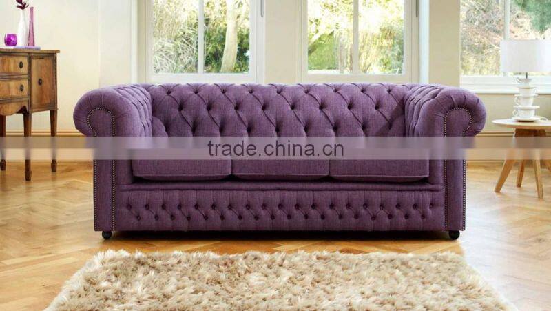 wholesale very cheap price furniture for living room yellow velvet fabric 3 seater sofa