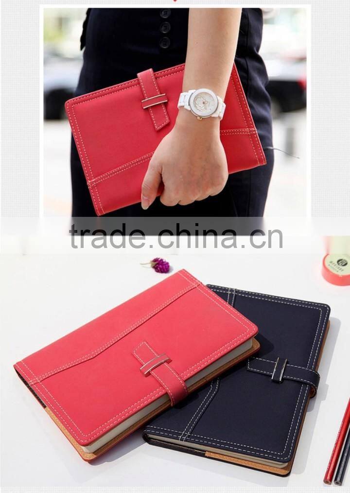 A5 Leather Cover Paper Notebook Elastic Book Agenda Journal Organizer