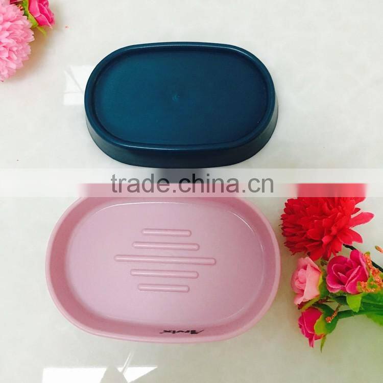 Blue round shape fancy soap dish