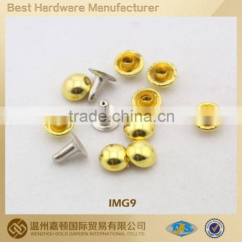 Iron dome jean rivet for apparel bag shoe, various Fashion designs customized