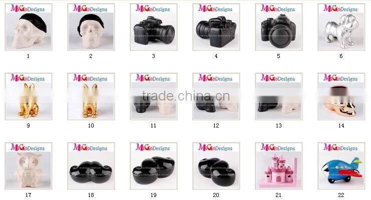 Factory Direct Sale Exquisite Elephant Ceramic Piggy Bank