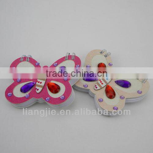 Hot Sell Mini Love Shaped Spiral Note Pad for Promotion