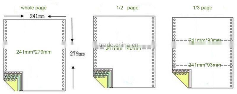 continuous form Computer printing paper