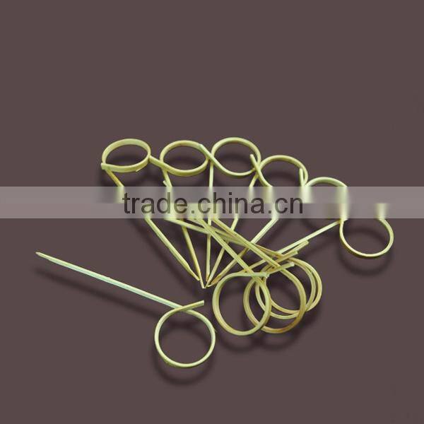 Natural bamboo disposable bbq skewer