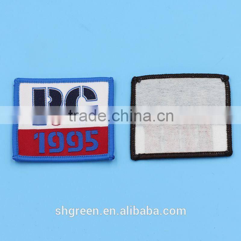 custom cartoon logo clothing woven badge
