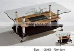 plastic furntiure straight tube for glass coffee table