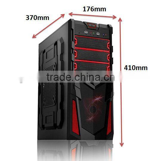 Individual Mid Tower computer gaming case, computer gaming casing