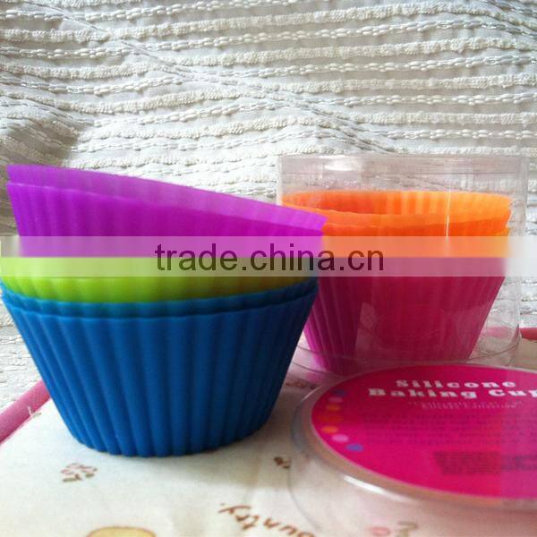 microwave silicone cake mould,round silicone baking cup,silicone cake mould cookie cup