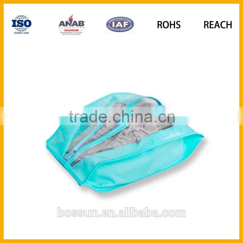 Manufacturing waterproof nylon Outdoor Foldable Shoes Bag for Travel