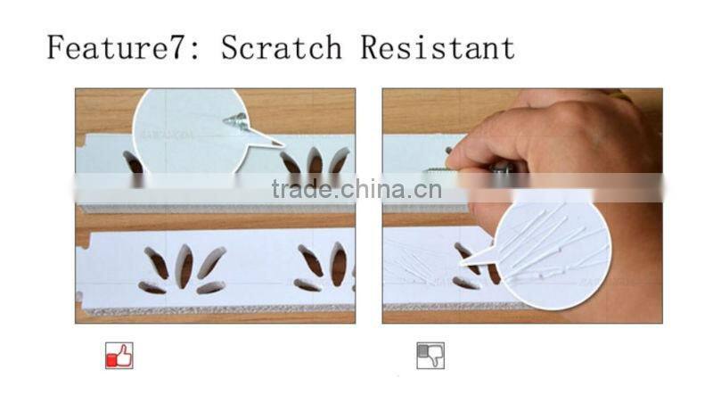 Good quality Patterned DIY Storage Shelf in Wood Plastic