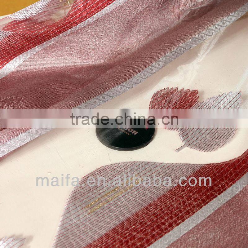 Many Color Available For Voile Jacquard Curtains(lux tenda di design)