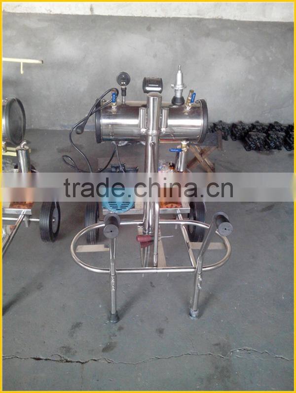2013 new style milk 2 cows a time vacuum pump milking machine