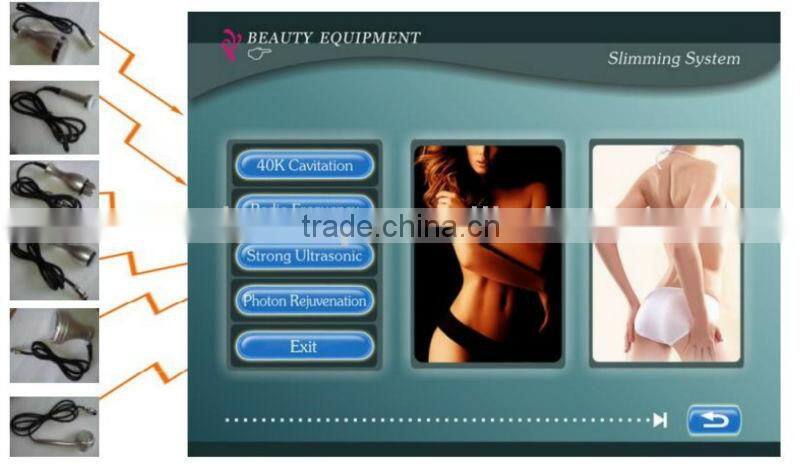 Hot sale IPL+RF+Cavitation+bio 6 in 1 Fat Cavitation Machine IPL RF slimming machine