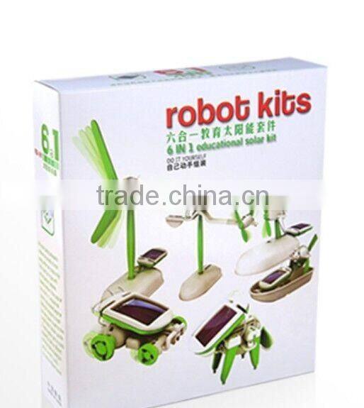 6 in 1 Solar Robot Toys for children