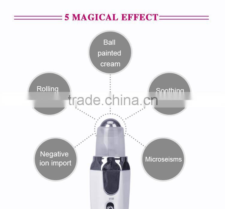 2015 Christmas gift handheld massage vibrating beautiful microcurrenteyes care machine