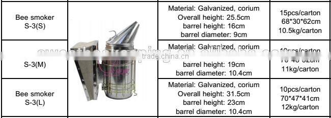Multi-Sweet Brand Galvanized corium bee smoker bomb for beekeeper
