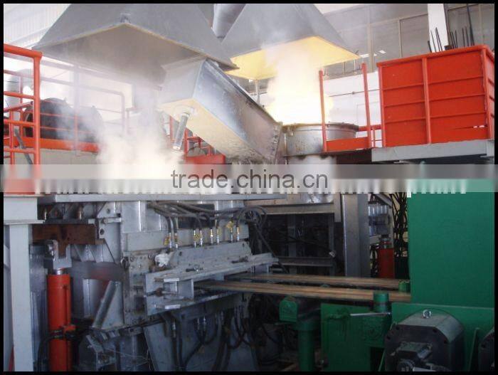 copper rod and tube horizontal continuous casting machine electrical furance for brass alloy