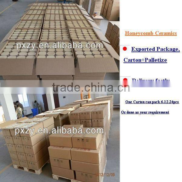 Trapezaid Ceramic Honeycomb Substrate for Car
