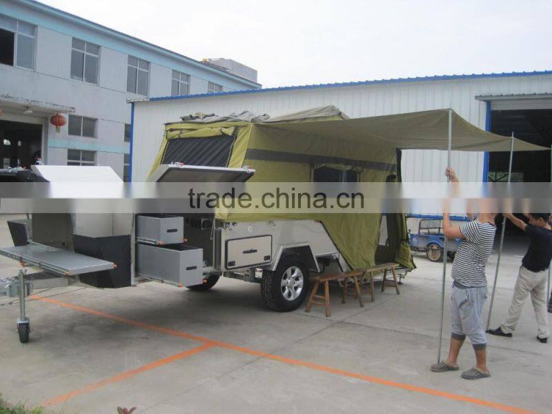 Off road hard floor camper trailer camping trailer caravan