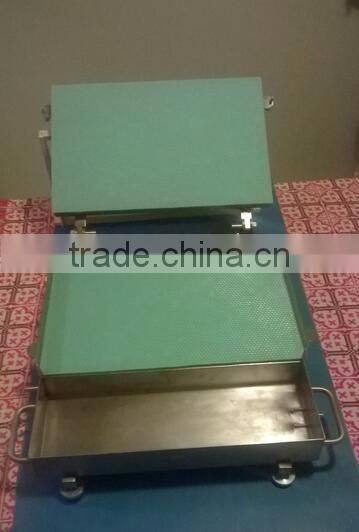 Notebook beeswax comb foundation sheet machine with best price