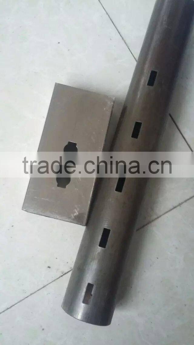 Industrial Metal Steel Tubes Punching Machine / Steel pipes hole punching machine