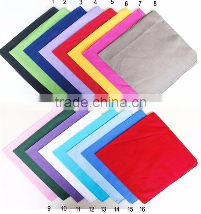 China Classic Fashion 22x22" 100% Cotton Men's Hiphop Headwrap