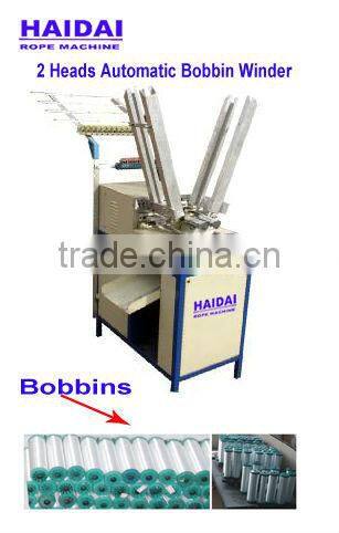 Plastic yarn bobbin winder for rope