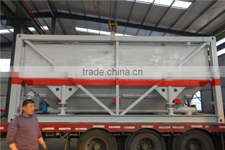 2017 hot sale movable horizontal cement silo for sale