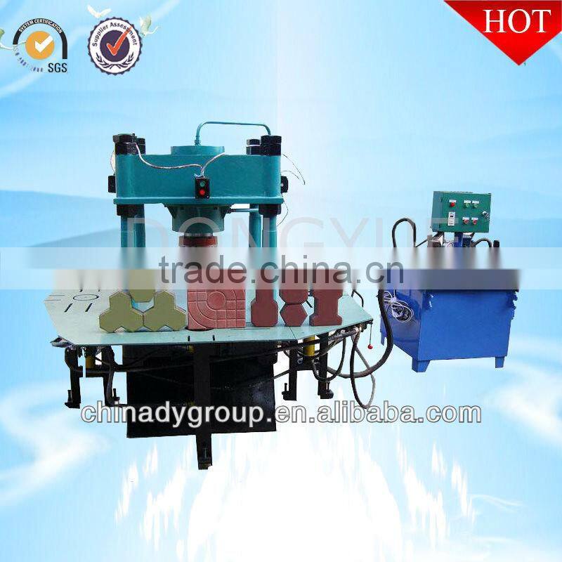DY150T sand interlocking block moulding machine