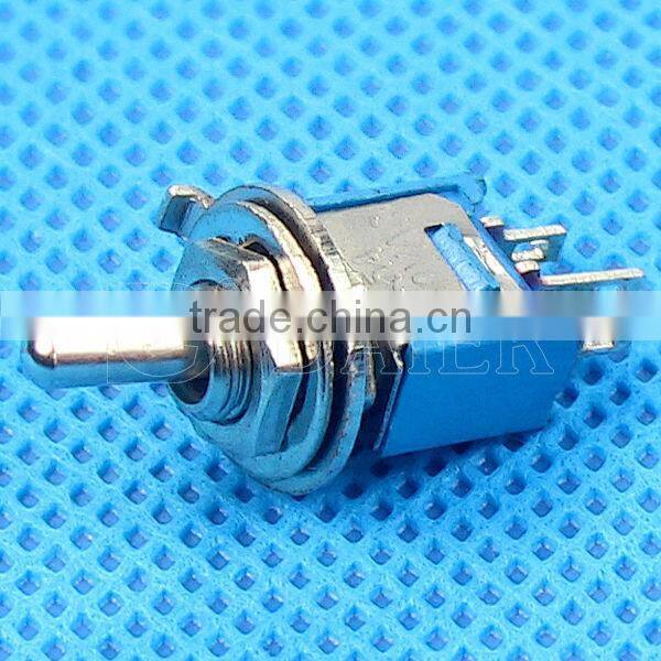 SMTS-102-2A1 3PIN ON-ON mini short handle toggle switch