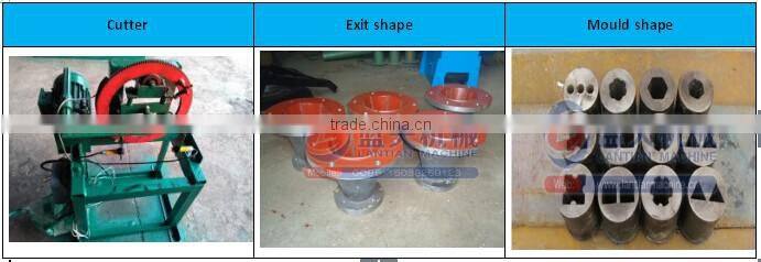 30 years Durable Silver Charcoal Bar Making Machine | Coal Rods Extruding Machine