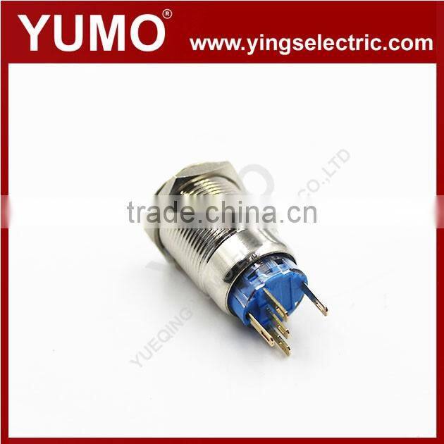 LA19-ASJ-11D-IP67-S B 24V medical treatment elevator equipment micro switch waterproof Metal push button