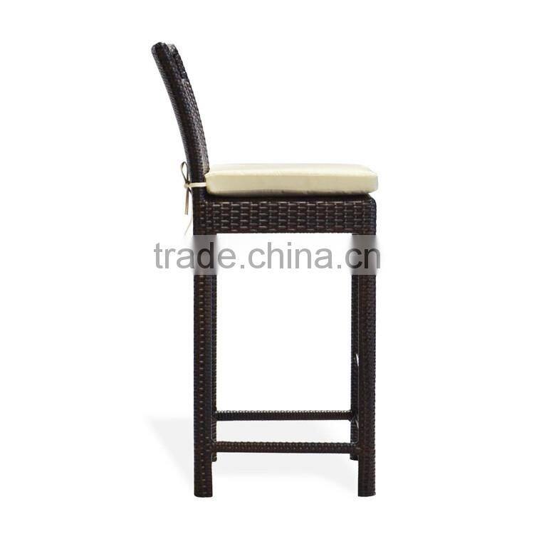Hot sale wicker high bar stools classical modern bar chair price
