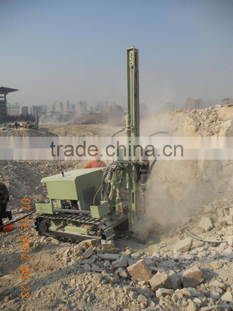30m depth low price construction blast hole drilling rig on sale