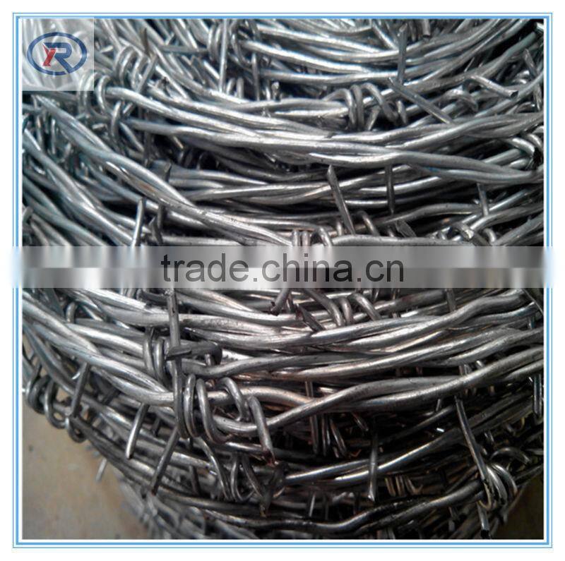 16gauge galvanized barbed wire fencing made in China