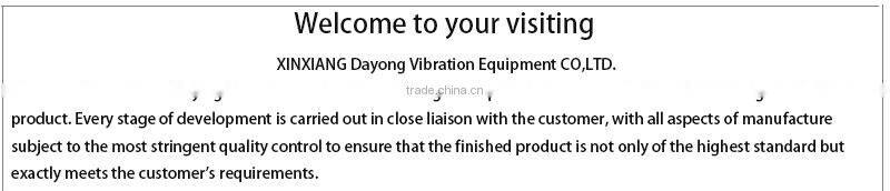 first vibration separator for lead silver and tin