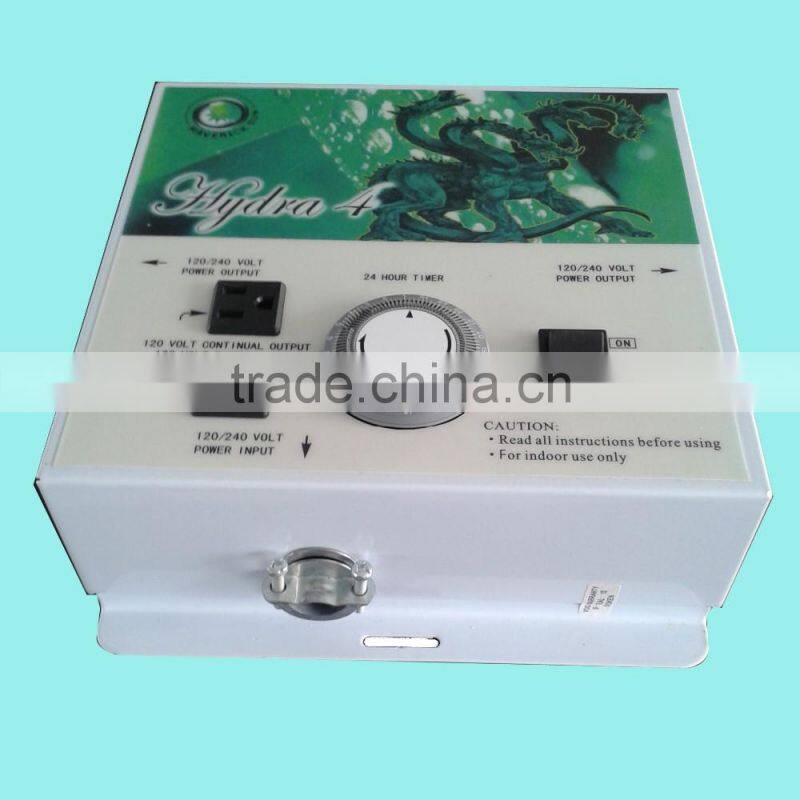 Hydroponic lighting system controller hydra 4 24 Hour Timer Switch / 24 hours mechanical timer / 24hrs grounded grow light timer