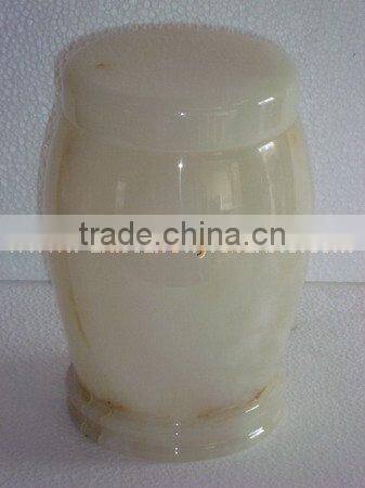 WHOLSALE 2017 NATURAL 2017 New Items WHITE ONYX URNS