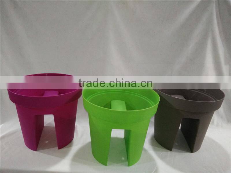 2015 new virgin pp plastic decorative garden decoration balcony flower pot