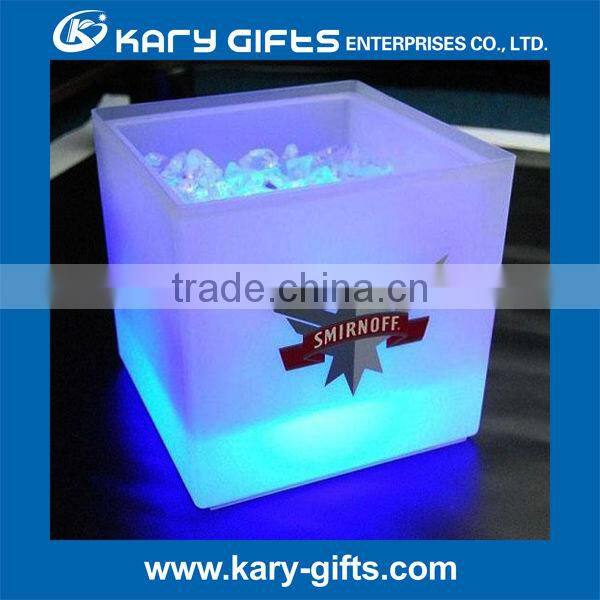 Cool! plastic illuminated ice coolers cheap led ice bucket