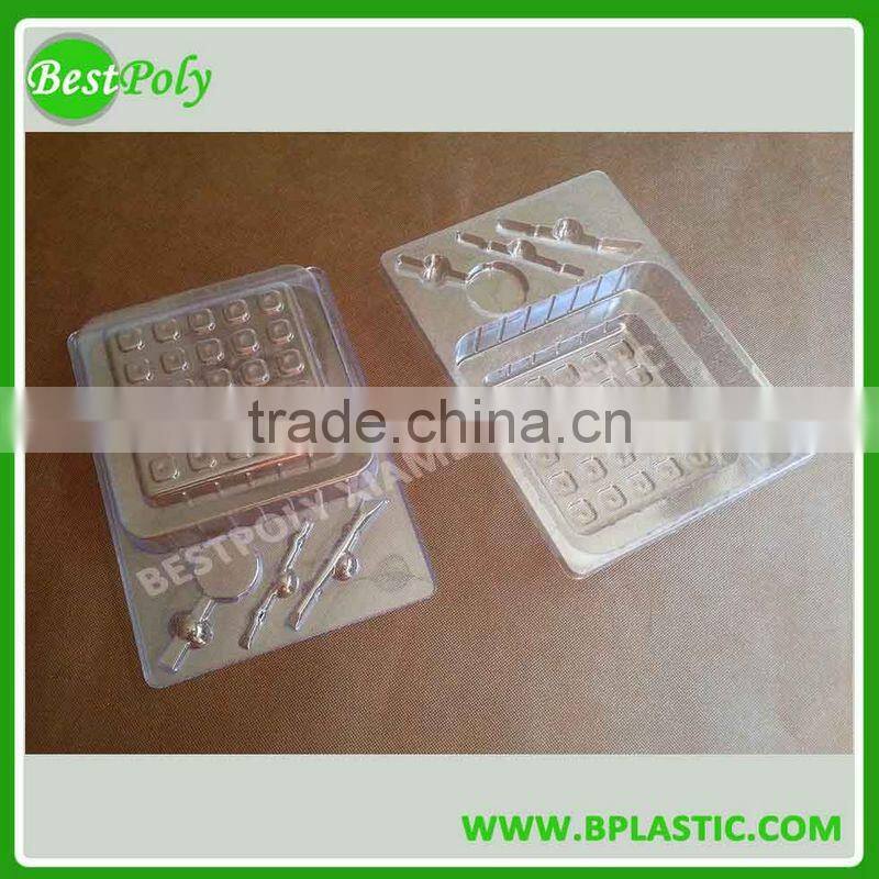 Cheap clamshell packaging chocolate clamshell packaging