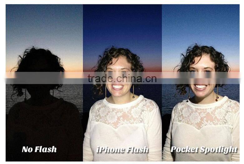 2015 Newest Wholesale portable 3.5mm Audio Jack Fill Light LED Flashlight for Mobile Phone