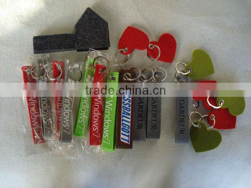 Polyester felt for lovely key chain