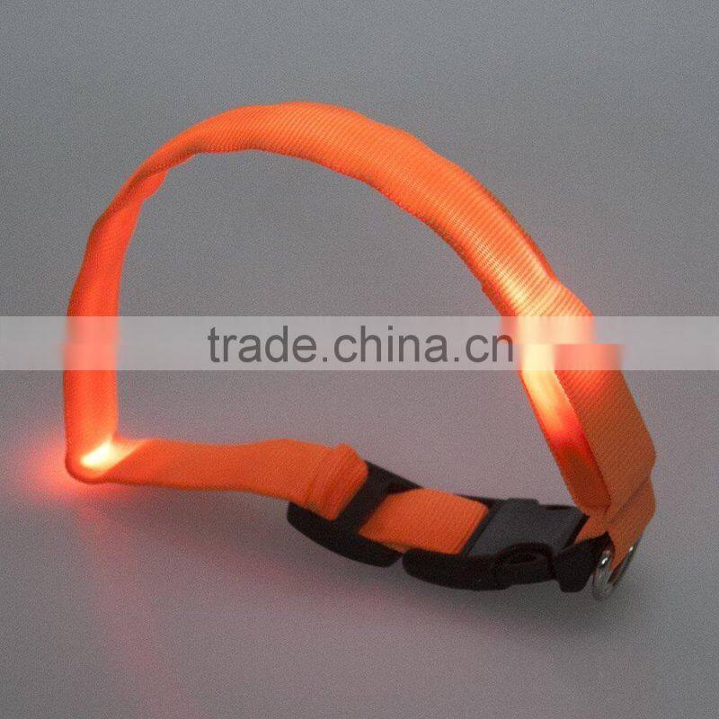 Flash led lights for pet collar , Flash led light dog collar