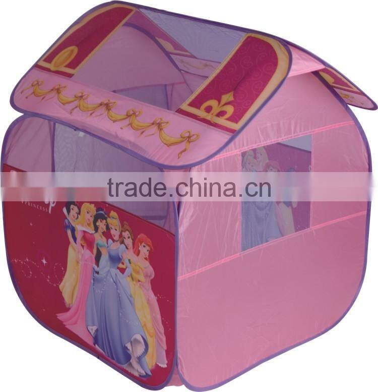 Fanstic cartoon Pop up princess playhouse tent