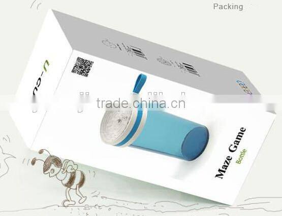 Supply fashion creative Maze Game leakproof travel mug / Student Cup