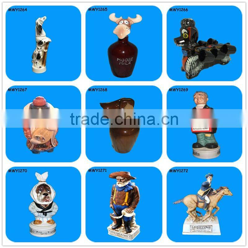 Ceramic beer tankard with metal lid