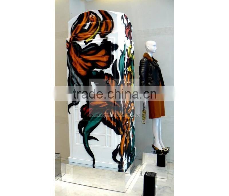 Professional OEM customized traditional metal antique red telephone booth