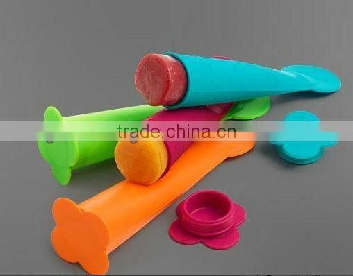 DIY silicone Popsicle mold with lid